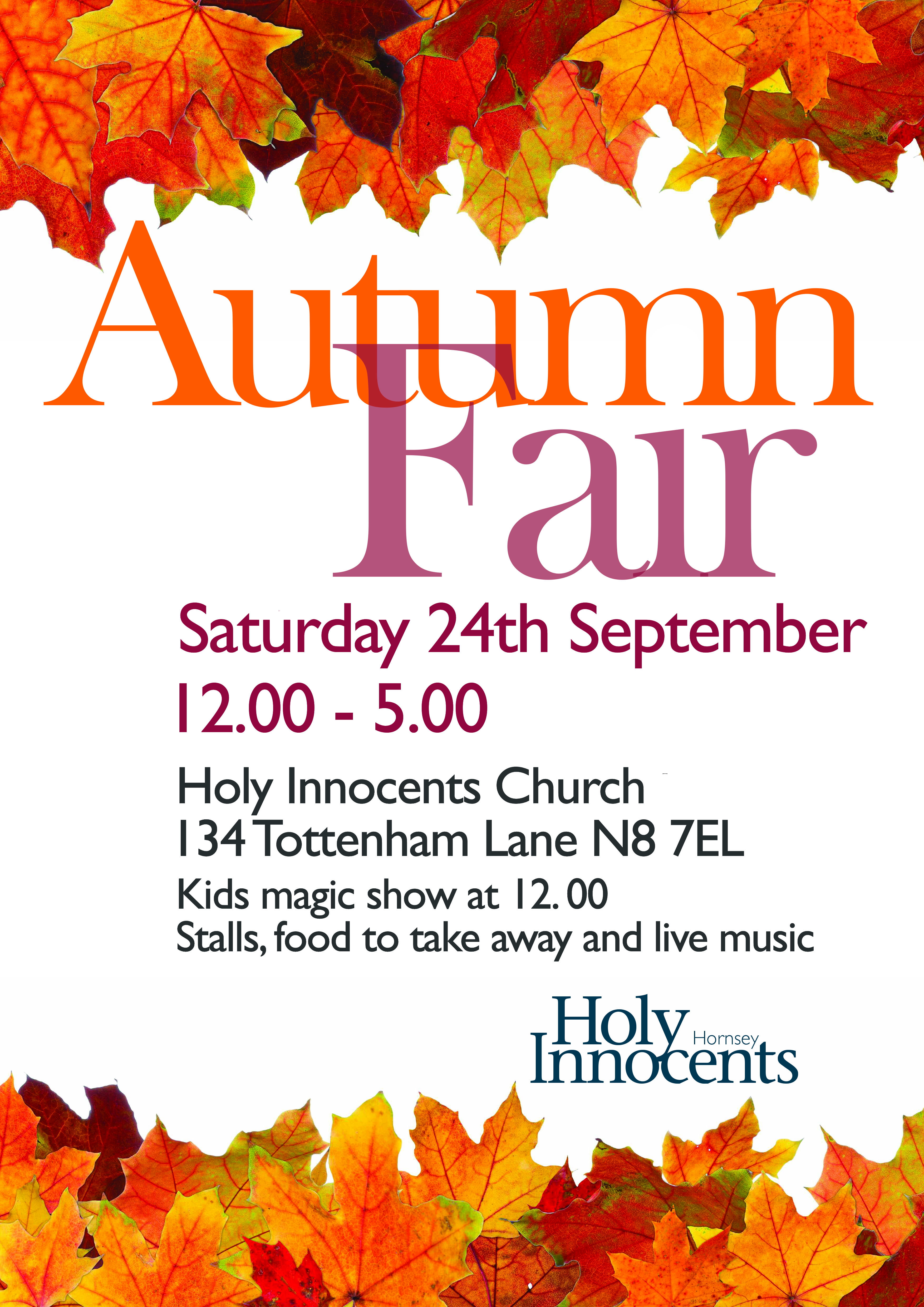 Autumn Fair @ Holy Innocents Church